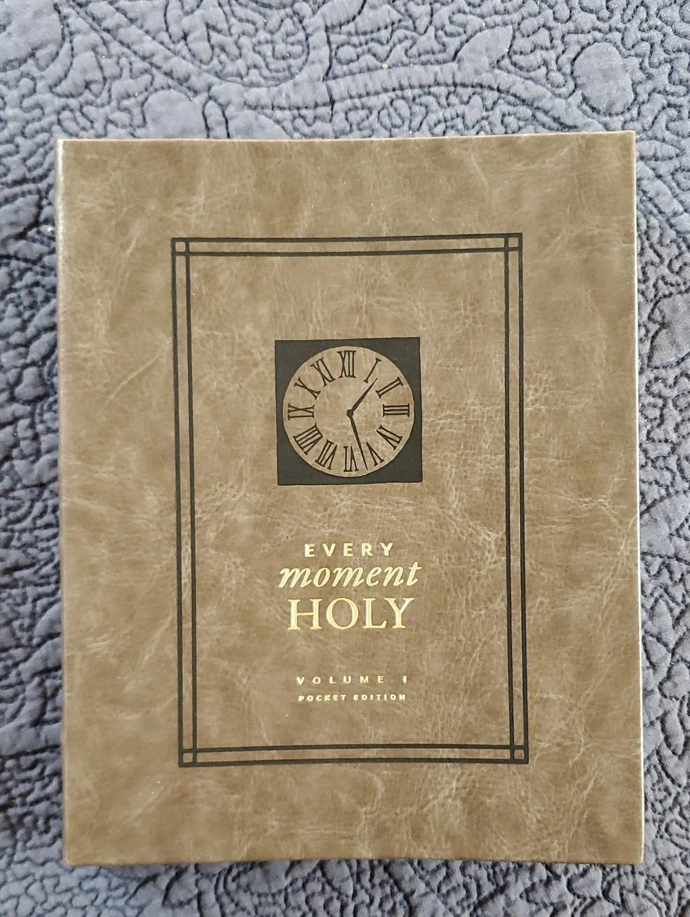 Every Moment Holy Volume I Pocket Edition - Taupe Hardcover